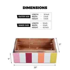 Caja Étnica India Hecha a Mano con Incrustaciones de Madera y Hueso – Perfecta para Joyas, Anillos, Pulseras, Collares - Product Image 3