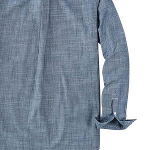 Camisa de Trabajo Clásica de Manga Larga para Hombre, Camisa Casual de Algodón Premium con Botones y Dos Bolsillos en el Pecho - Product Image 4