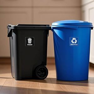 Calcomanías de Vinilo Personalizadas para Contenedores de Basura, Adhesivos Impermeables con Laminado Brillante para Contenedores de Residuos al Aire Libre - Product Image 3