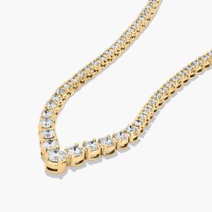 Collection exclusive de chaînes tennis en argent 925 et diamants moissanite, bijoux de luxe disponibles au prix de gros - Product Image 1