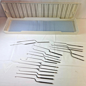 Jamso Industries JI-3808 18-Piece Transsphenoidal Dissector Set Manual Spine Surgery <b>Instruments</b> - Product Image 4
