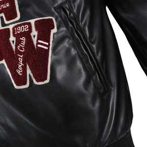 Men <b>Leather</b> Varsity <b>Jackets</b> With Sleeves Letterman <b>Jacket</b> Wholesale 2026 Boys Men Baseball <b>Jacket</b> - Product Image 6