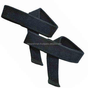 Custom Gel Printing Logo Lifting Strap Deadlifting <b>Training</b> Non-slip Gym Workout Grip <b>Strength</b> Heavy Duty Lifting Wrist Straps - Product Image 2