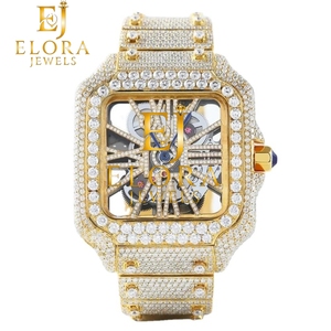 Reloj de Diamantes Moissanite de Moda Más Vendido para Accesorios Diarios, Ropa de Negocios y Estilo de Vida de Lujo - Product Image 1