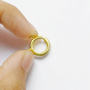 Fermoirs à ressort en laiton plaqué or 18 carats pour colliers, bracelets et accessoires de fabrication de bijoux DIY - Product Image 3