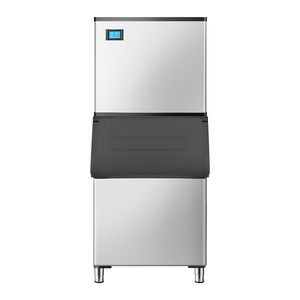 เครื่องทำน้ำแข็ง800LBS 24ชม. ถังเก็บ500LBS ขนาดใหญ่หน้าจอสัมผัสทำความสะอาดตัวเองอัตโนมัติสำหรับบาร์ไอศกรีมเชิงพาณิชย์ - Product Image 1