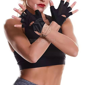 Leather Made <b>Weight</b> Lifting Grips Palm Protection With Wrist Wraps For Gym Fitness Workout Exercise Training <b>Gloves</b> - Product Image 5