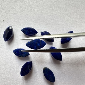 Cabujón de Lapislázuli Azul Premium en Forma de Marquesa, Gemas Sueltas Naturales Pulidas a Mano, Venta al por Mayor - Product Image 2