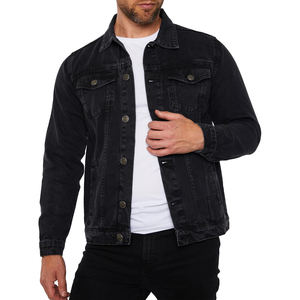 Servicio OEM, Chaquetas Vaqueras para Hombre al por Mayor, Manga Larga, Color Liso, el Mejor Diseño, Chaqueta Vaquera para Invierno - Product Image 2