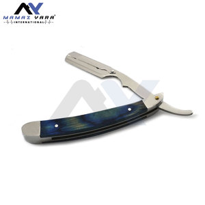 ร้านตัดผมโกนหนวดสุดหรูสำหรับผู้ชาย มีดโกนแบบ Shavette แบบสั่งทำพิเศษ รับผลิตแบบ OEM/ODM พร้อมโลโก้ สำหรับโกนหนวด เครา ใบหน้า บิกินี่ และใต้วงแขน - Product Image 3