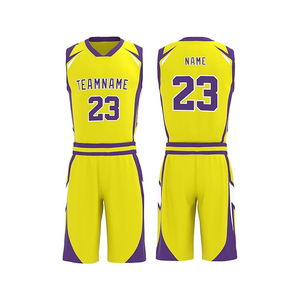 Wholesale New Sportswear Uniform Set Best <b>Make</b> <b>Your</b> <b>Own</b> Basketball Jersey Team Suit set - Product Image 1