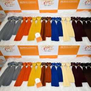 Qualité des cheveux bruts non traités du Vietnam Paquets de cheveux humains droits colorés Double Machine Trame Extensions de cheveux - Product Image 5