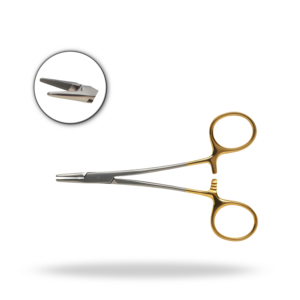 Halsey TC Needle <b>Holder</b> Serrated 13cm Neuro Spine Surgical Instrument For Suturing - Product Image 1