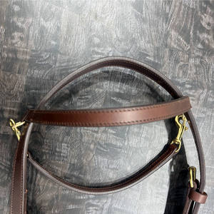 อานม้าหนังแท้คุณภาพสูงสำหรับม้าอาหรับขนาดเล็ก พร้อมสายจูงหนังอินเดีย ฮาร์ดแวร์ทองเหลืองแท้ - Product Image 2