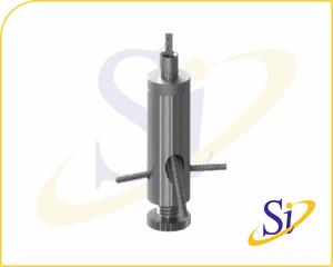 Support de câble double à verrouillage bidirectionnel pour luminaires suspendus au plafond - Product Image 2