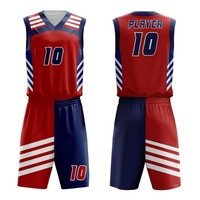 Nouvelle conception d'uniformes de basketball à vendre, uniformes de basketball réversibles personnalisés, vêtements d'équipe et de sport, uniformes par sublimation