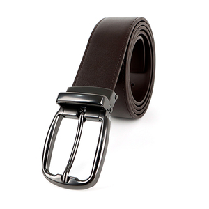 Ceinture en cuir véritable écologique avec boucle à ardillon classique en acier, largeur 3,0 cm, sangle de taille premium pour un usage décontracté - Product Image 5