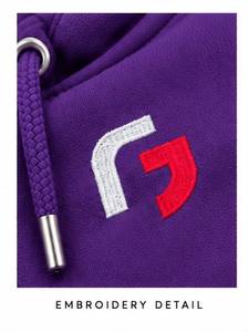 Sweat-shirt à capuche pour homme, coupe classique, avec logo sur le devant, poche, en molleton, décontracté, pour l'hiver, 100% coton, uni, imprimé, tricoté, 320g - Product Image 4