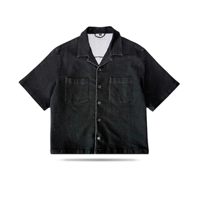 เสื้อเชิ้ตผู้ชายลายสก็อต แขนสั้น สไตล์ลำลอง ผ้าฝ้ายน้ำหนักเบา สำหรับฤดูร้อน รับทำโลโก้ ราคาโรงงาน - Product Image 3