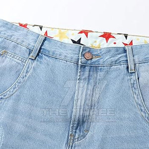 Pantalones Cortos de Mezclilla para Hombre, Clásicos, de Moda Diaria, 100% Algodón, Aspecto Premium, Transpirables, Ecológicos, de Secado Rápido, Casuales, a la Moda, al por Mayor - Product Image 5