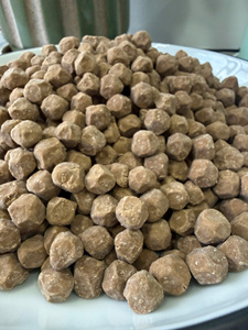 Perlas de Tapioca Negra, Ingrediente Redondo de Boba para Té con Leche Ámbar, Ingredientes para Té de Frutas, Yogur, Pudín y Postres - Product Image 1