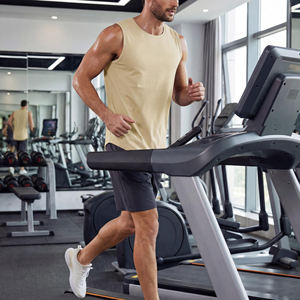 Débardeurs de sport pour hommes en polyester de qualité, pour la remise en forme et la musculation, décontractés, respirants, en maille tricotée, la meilleure tenue de sport - Product Image 6