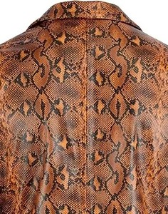 Veste en cuir gaufré d'autruche personnalisée pour homme, en cuir de vachette véritable de qualité supérieure, style motard, service d'échantillons OEM/ODM disponible en usine - Product Image 2