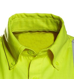 เสื้อทำงานนิรภัยแบบสะท้อนแสง แขนยาว สีเหลืองกรมท่า ยี่ห้อ Professional Choice รุ่น Hi Vis พร้อมแถบสะท้อนแสง มองเห็นได้ชัดเจน - Product Image 5