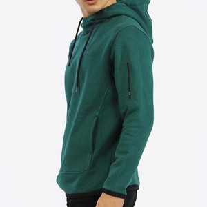 เสื้อฮู้ดดี้บุขนแกะสำหรับผู้ชาย พิมพ์ลายปักตามสั่ง ผ้าฝ้าย 100% แขนยาว มีกระเป๋า เหมาะสำหรับใส่ลำลองหรือเล่นกีฬา - Product Image 4