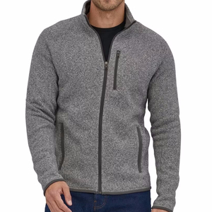 Veste polaire pour homme de qualité supérieure, coupe-vent et respirante, col montant, personnalisable OEM, collection hiver 2026 - Product Image 6