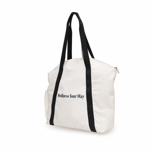 Bolsa de poliéster OBP personalizada con cremallera, bolsa de compras de gran capacidad, bolsa de viaje con bolsillo lateral, unisex - Product Image 3