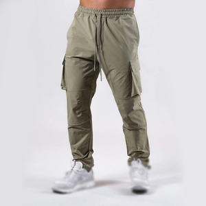 2026 Gym Fitness Muscle Sports Sweatpants Men's Fitness Brothers <b>Overalls</b> Trousers Thin Elastic Leggings Running Training Pants - Product Image 1