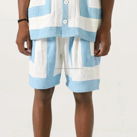 Shorts d'été pour hommes très vendus, en tricot uni, coupe ample, super confortables, décontractés, 100% coton, respirants, imperméables