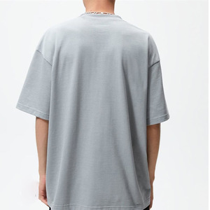 เสื้อยืดผู้ชายทรงหลวม แขนครึ่งตัว ผ้าฝ้ายผสมโพลีเอสเตอร์ ทนทาน น้ำหนักเบา สวมใส่สบาย ระบายเหงื่อได้ดี เหมาะสำหรับออกกำลังกายและไลฟ์สไตล์ - Product Image 6