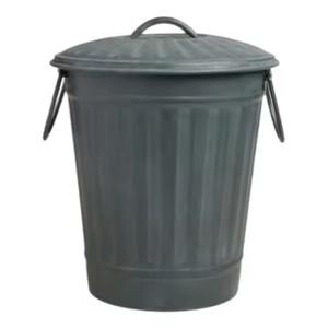 Poubelle en métal de style luxueux conçue pour un rangement haut de gamme dans les espaces du salon, de la chambre et de la cuisine - Product Image 1