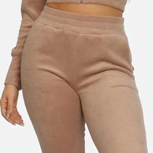 Survêtement léger à fermeture éclair avec doublure intérieure douce, haut court à fermeture éclair moderne, survêtement pour femme - Product Image 4