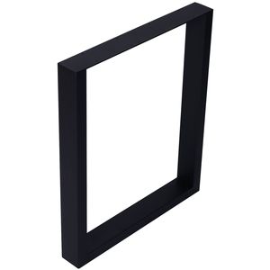 Gambe per Tavolo in Acciaio Resistente 28x24, Set di Gambe Quadrate per Tavolo da Pranzo e Tavolino da Caffè, Gambe Larghe in Metallo per Mobili - Product Image 5