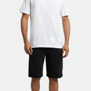 Shorts pour hommes à taille mi-haute en toile polyester et coton, personnalisables avec logo imprimé, décontractés, pour l'été, séchage rapide, respirants - Product Image 1