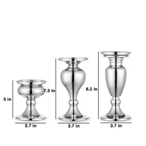 Premium Handmade Eco-Friendly Iron Candlestick Holder for Home <b>Decoration</b> <b>Table</b> Centerpiece - Product Image 3