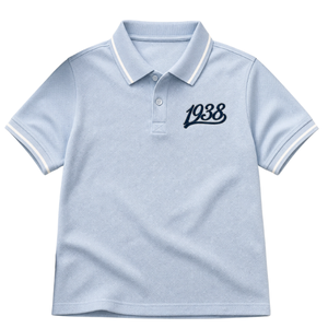 Polo Azul Claro Future Leader de Manga Corta con Cuello, para Golf, Casual, Negocios, Moda, Uso Diario - Product Image 1