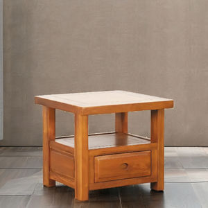 Juego de Mesa de Centro y Mesa Auxiliar de Teca Asiática Clásica y Funcional para Sala de Estar - Sostenible y Duradero - Product Image 6