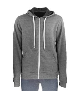 Sudaderas con capucha para hombre de alta calidad, ropa de calle Unisex, 100% de algodón con cremallera, Sudadera con capucha informal personalizada, ropa con cremallera bordada - Product Image 2