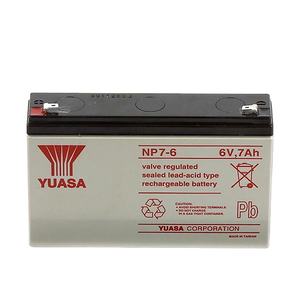 Batería NP 7-6 6V 7AH para UPS YUASA, Sistema de Alimentación Ininterrumpida para Telecomunicaciones - Product Image 1