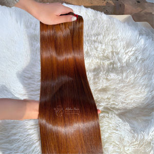 Cabello liso de hueso vietnamita crudo sin procesar de grado superior, la mayoría de los mechones de cabello alineados con cutícula sedosa, peluca Frontal, extensiones de cabello - Product Image 2