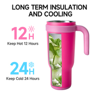 Vaso Térmico de Acero Inoxidable de Doble Pared con Aislamiento al Vacío de 14 oz, Personalizable con Impresión OEM/ODM, a Prueba de Fugas, de Silicona, Disponible Personalizado