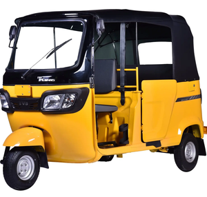Triciclo de Gasolina de 3 Ruedas King Deluxe 2024 de Alta Calidad, Modelo Amarillo Dorado, Plástico Industrial OEM, Nuevo - Product Image 3
