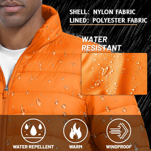 Men's Windproof <b>Warm</b> Solid Winter Puffer <b>Jacket</b> Stand Zipper Coats Sports Streetwear Casual Look Hot Sale Fitness <b>Jacket</b> OEM - Product Image 4