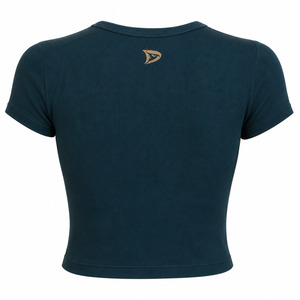 OEM Factory Custom Womens Y2K Printed <b>T</b>-<b>Shirt</b> Loose Fit Knitted Cotton Spandex Spring Eco-Friendly Low MOQ Breathable - Product Image 2