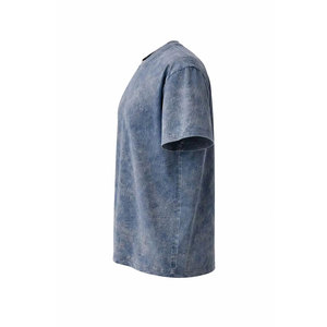 T-shirt vintage délavé à l'acide pour homme, en coton épais et surdimensionné, faible MOQ, style streetwear, OEM - Product Image 3