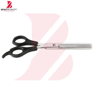 Tijeras de Entresacar Profesionales de Plástico Negro Reforzado con Mango Ajustable para Peluqueros - Product Image 5